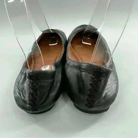 Lucky brand womens flats size 6 36 black leather balletcore - Picture 4 of 14